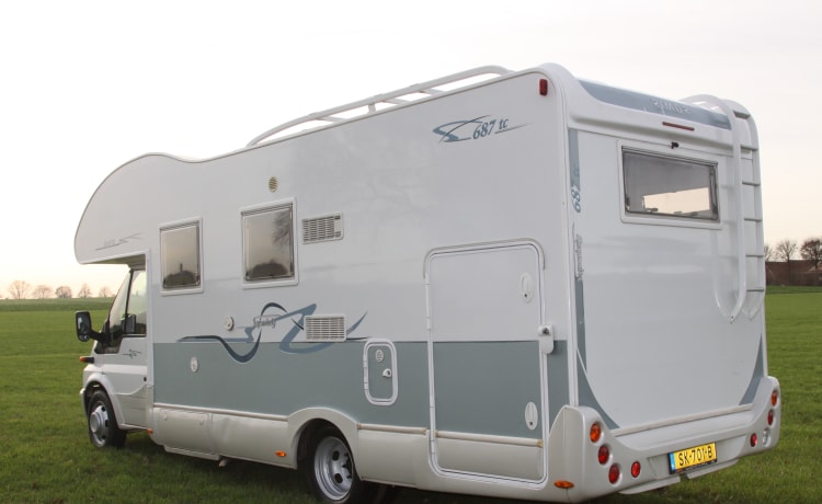 Rimor superbrig 687 tc – Rimor 687 TC with XXL garage for 6 people