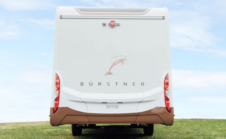 4p Bürstner luxury semi-integrated camper from 2021