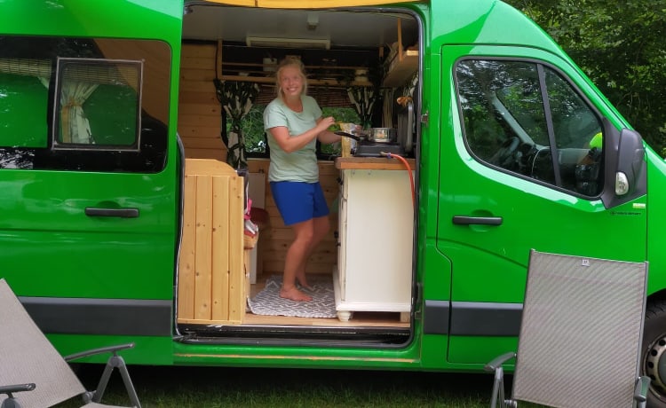 Kermit – On an adventure with our fantastic Kermit the bus camper!