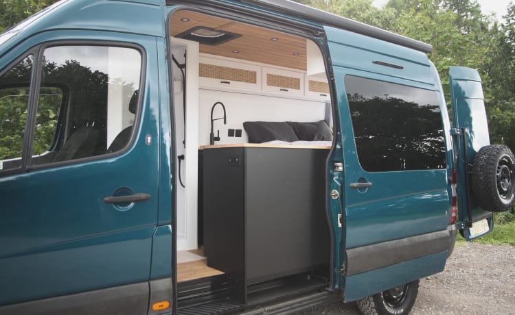 Ian Teal  – Festivalbereiter Campervan mit 2 Schlafplätzen!