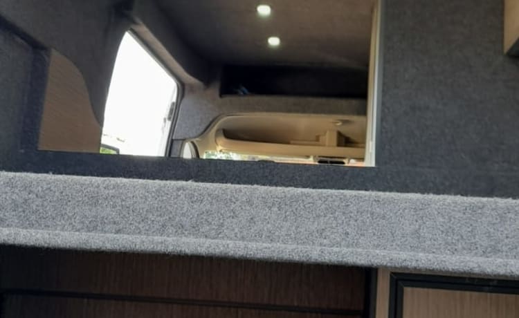 Pip Squeak – 2/3 naissance citroen Relay, Auvent, WC douche