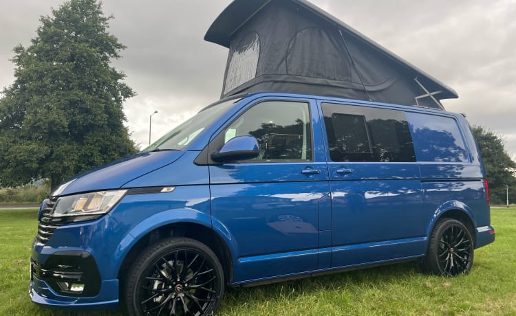 Blue – GLOEDNIEUWE VW TRANSPORTER CAMPERV