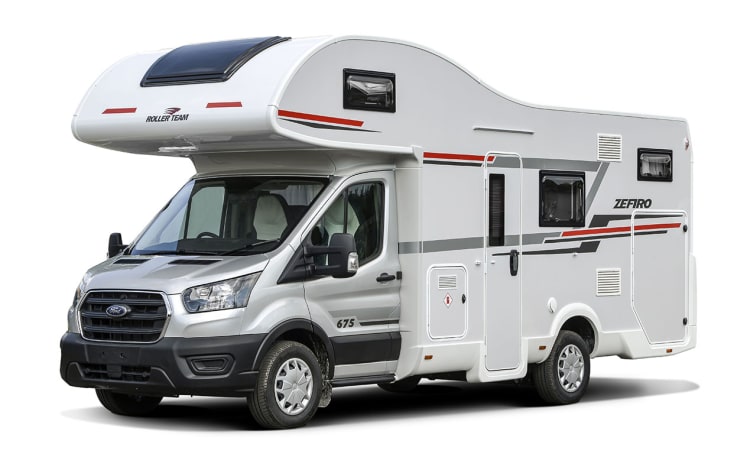 Zefiro 675  – 2022 Roller Team Zefiro 675 automatic 6 berth + 6 seatbelts 