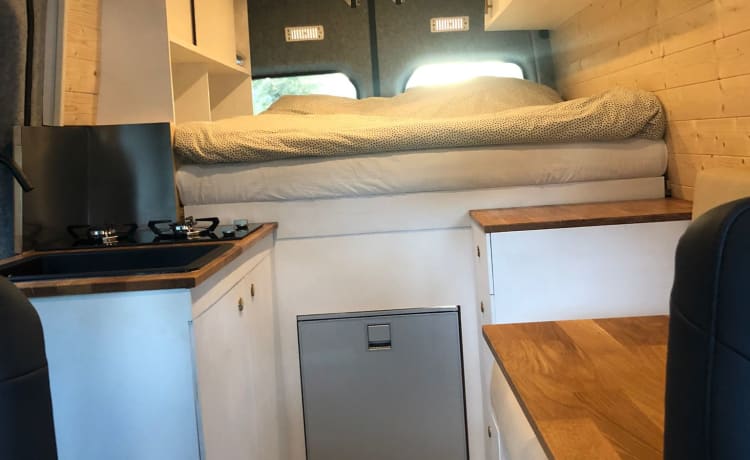 Vrijheid – 2p VW Crafter bus from 2014, complete, spacious and cozy