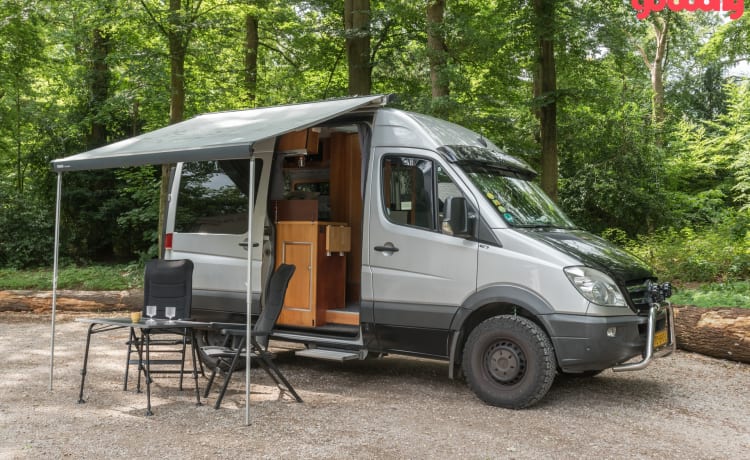 Robuster Off-Grid-Sprinter für 2 Personen!