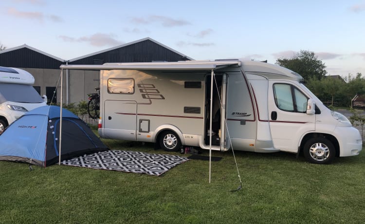 Hymer semi-integrated motorhome