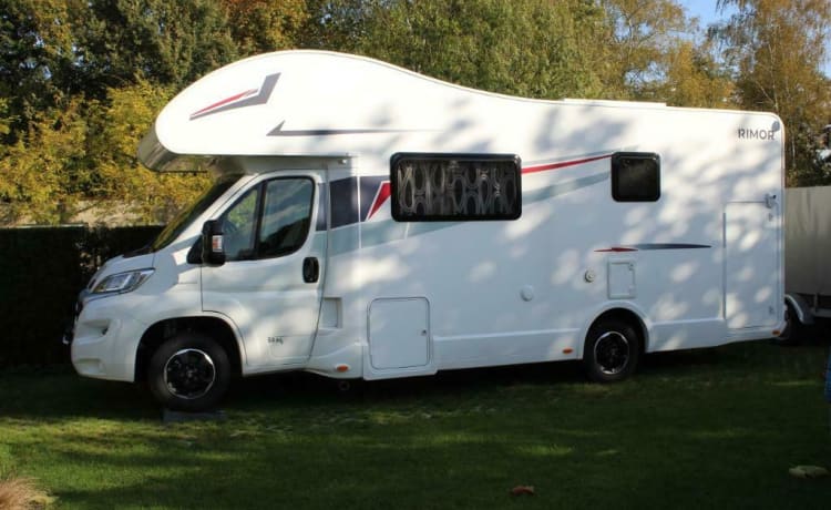 Ruime Mobilhome voor 6 personen