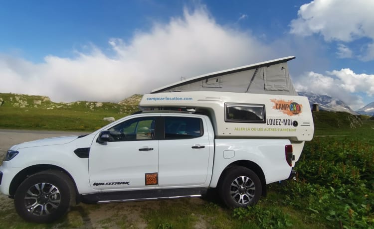 PEUF – de mini "camping car" 4x4 - 4 seasons gaat overal mee naartoe