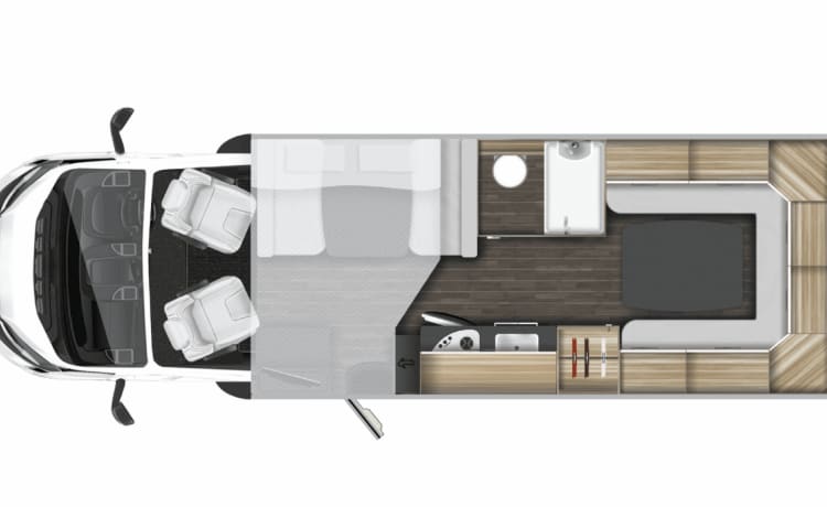 Wanderer – Semintegrato Roller Team 6 posti letto dal 2022 Automatico