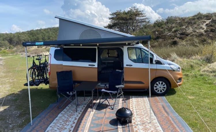 Unique Ford Nugget Plus from 2021 with fixed toilet 