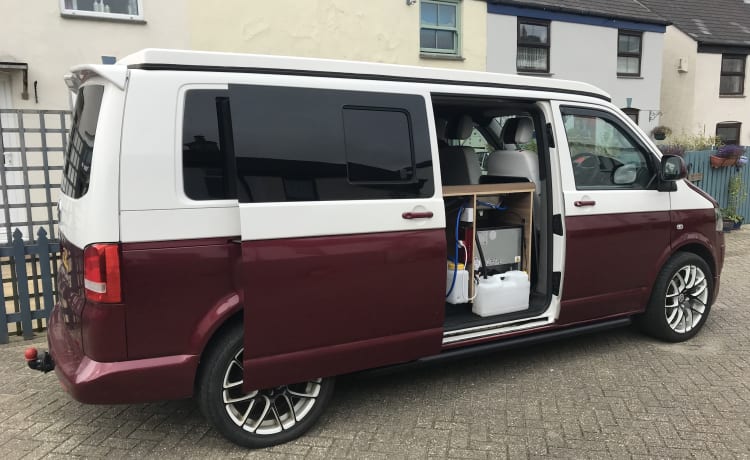 Ruby  – 4 berth Volkswagen campervan from 2012