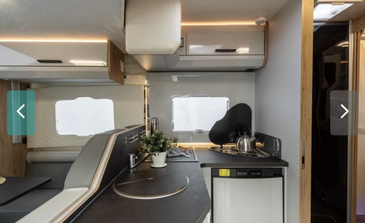 Luxus-Wohnmobil mit 4 Schlafplätzen