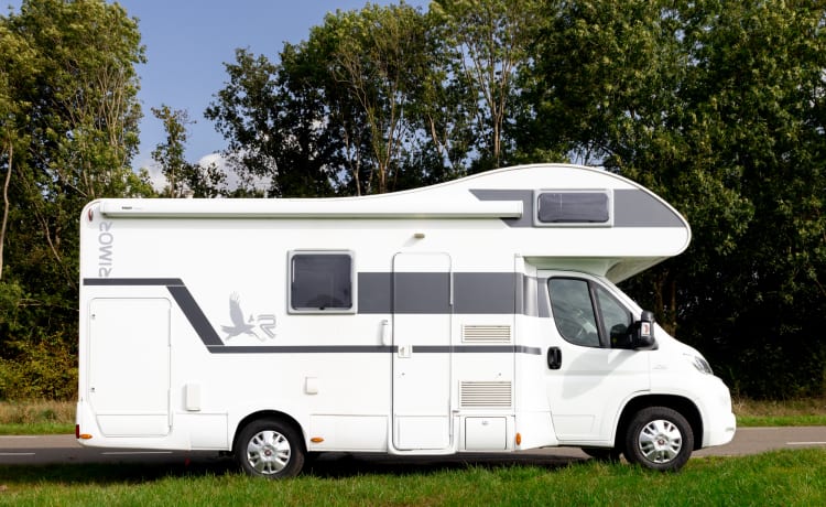 Fiat camper – Camping-car Fiat avec alcôve