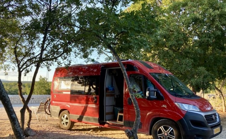 Comodo camper Fiat Ducato