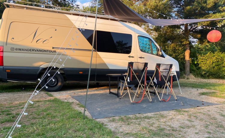 WanderVan Noé – Camper autocostruito 2P+bambino perfetto per una giovane famiglia!