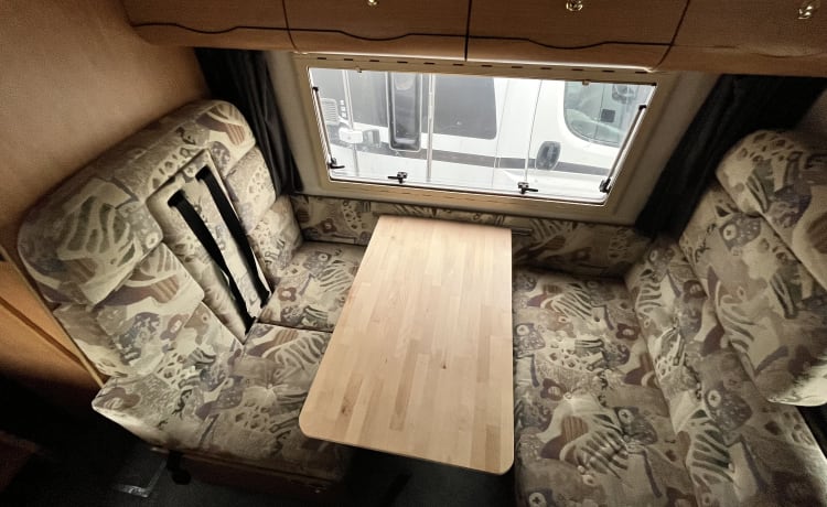 Fiat Ducato Alkoof Camper voor met het (jonge) gezin