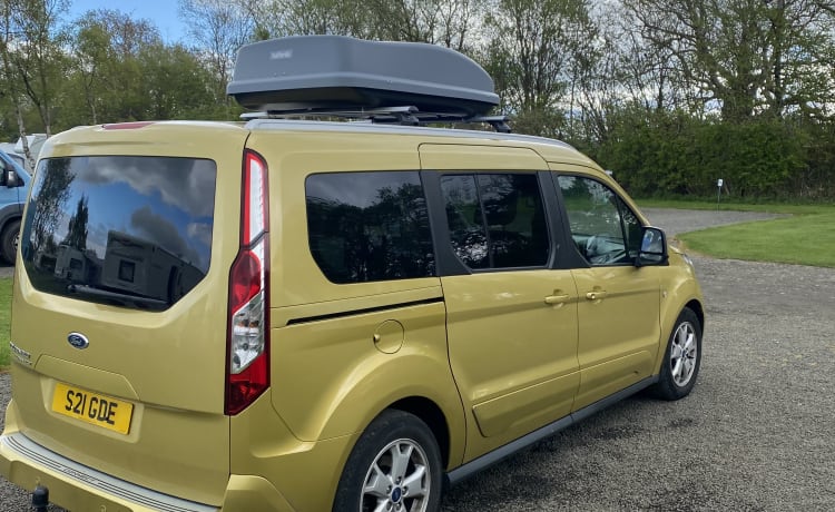 Ford Tourneo Micro Camper mit 2 Schlafplätzen aus dem Jahr 2015