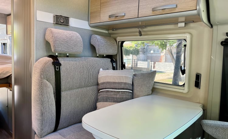 Freeda  – Camper autobus Hymer avventuroso e lussuoso (4P)