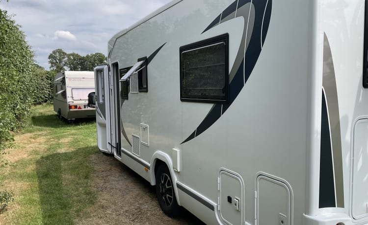 4 person very spacious Chausson camper 2019