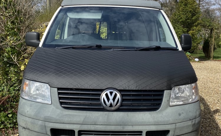 Volkswagen camper met 4 slaapplaatsen uit 2008