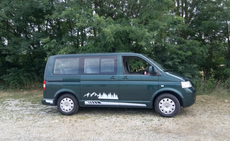 Caravelle – Sharing Van Volkswagen T5 Caravelle - 9 Reisesitze / 4 Schlafplätze