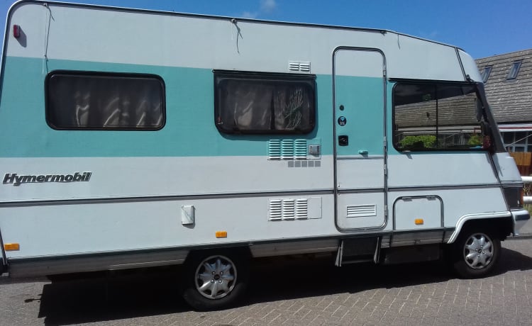 nice super cozy Hymer vintage camper