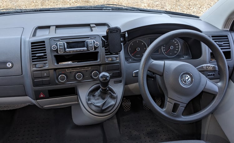 4-persoons Volkswagen campervan uit 2011