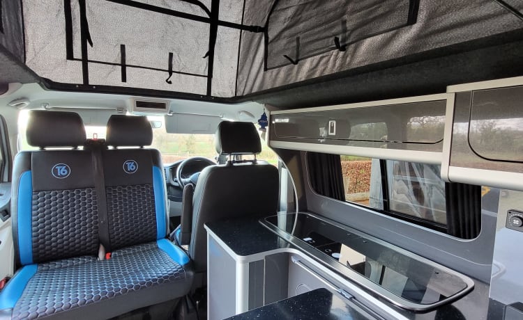 4 berth Volkswagen campervan from 2016