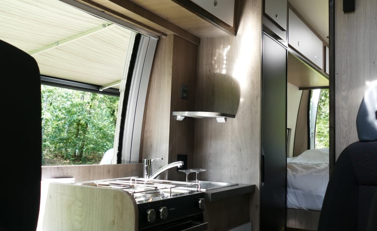 3p luxe camperbus, perfect voor lange mensen