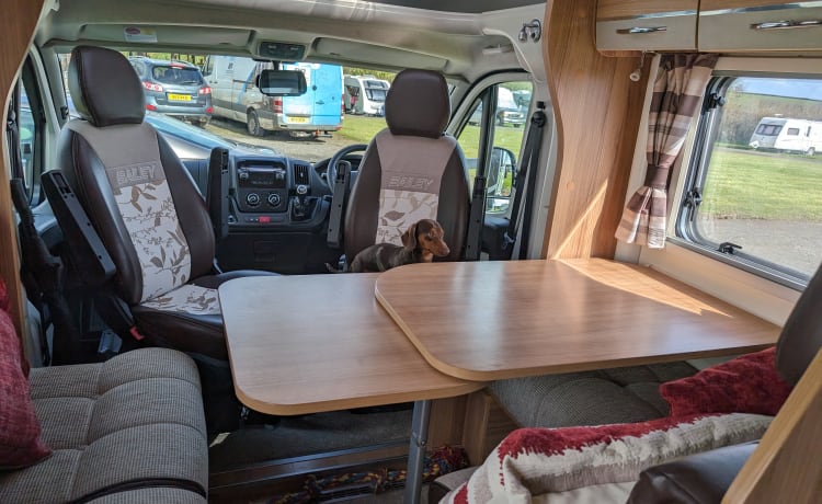 Bertha – 4 berth Bailey complete with secure dog pen