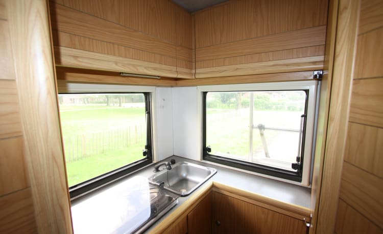 Gezellige VW Karmann Cheetah camper (sterke 5 cilinder diesel)