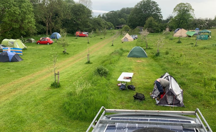 Leah – Camping-car intérieur en bois magnifiquement converti