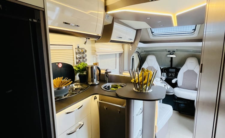 4. LeySi – Mobil-home de luxe Bürstner Lyseo TD744 Harmony