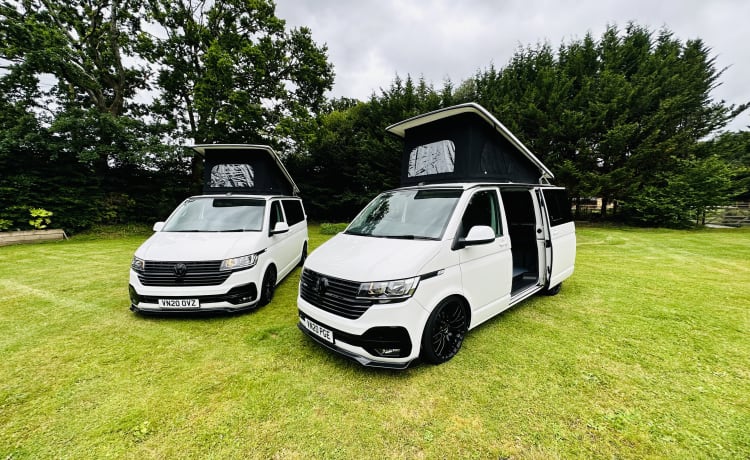 4 berth Volkswagen Transporter campervan from 2020