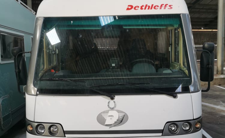 3p Dethleffs integrated camper from 2003 