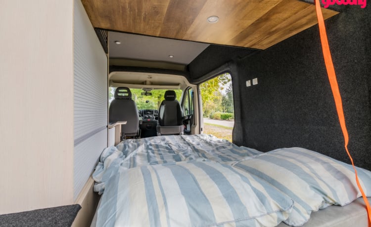 Peugeot Boxer L1H2 bus camper, perfect for a quick getaway.