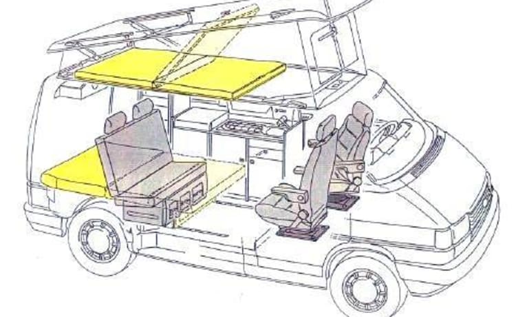 Klassischer T4 Westfalia für die Niederlande