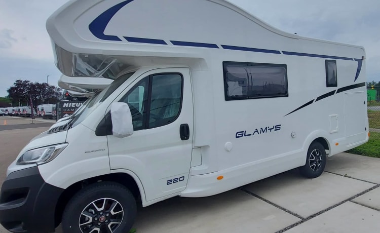 fiat glamys alkloof – mobil home familial à louer