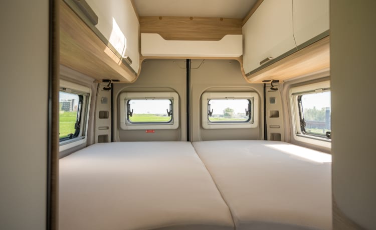 Super luxurious new spacious bus camper, for tall people, automatic