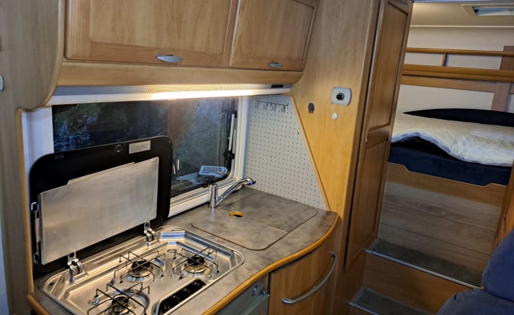 Camping-car Hymer avec Internet gratuit