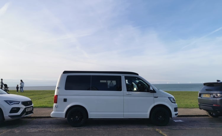 4-persoons Volkswagen campervan uit 2019