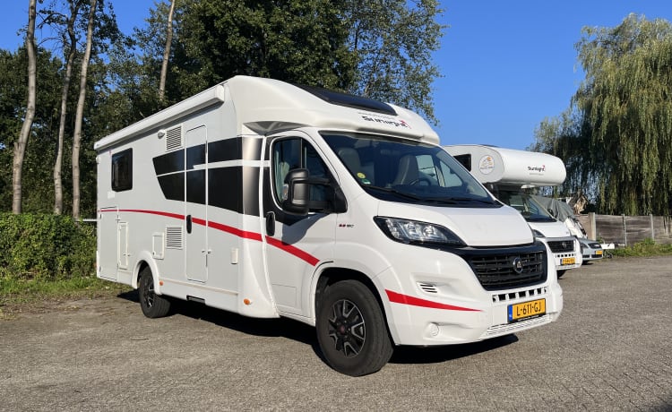 Sunlight T68  – Luxe Sunlight camper T68 