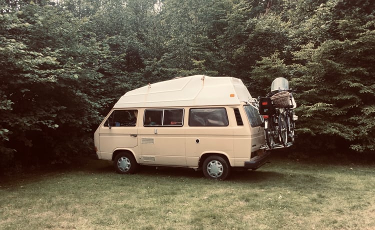 VW T3 met hoogdak - automaat uit 1981