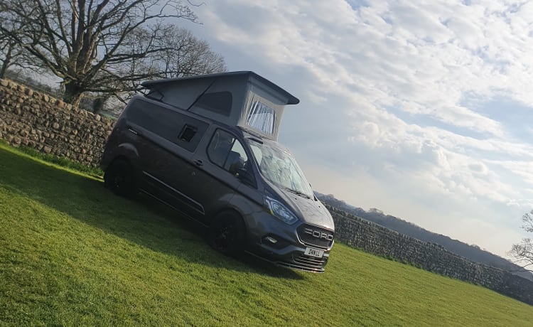 Camping-car Ford Transit Custom 2020 pour le camping sur réseau ou hors réseau