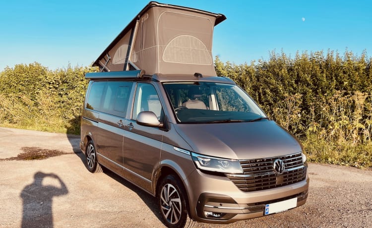 Dolly – Nuovo di zecca 2023 VW California Ocean T6.1 automatico da 133 £ al  giorno - Goboony