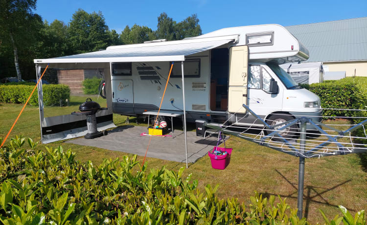 Camping-car familial spacieux et charmant pour 6 personnes