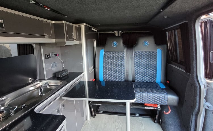 4 berth Volkswagen campervan from 2016