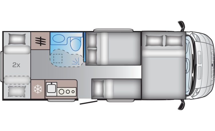 Freedom 7 – Adria Sunliving A70DK - (Édimbourg)