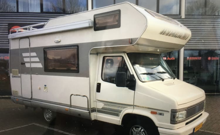 4p Hymer alkoof camper 1993