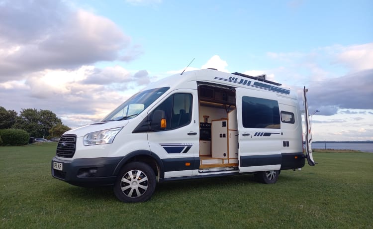 Oakie – Camper a 3 posti letto, spazioso e bellissimo, unico nel suo genere